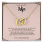To My Beautiful Wife | Interlocking Hearts necklace - Athena: Buy with Wisdom
