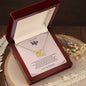 To My Beautiful Wife | Interlocking Hearts necklace - Athena: Buy with Wisdom