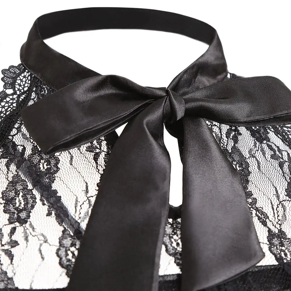 Halloween Lace Chiffon Patchwork Sleeveless - Athena: Buy with Wisdom