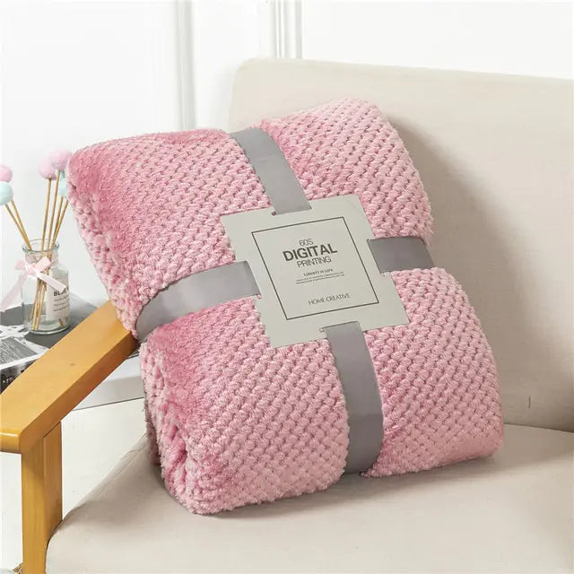 Fluffy Plaid Bed Blankets - Athena: Buy with Wisdom