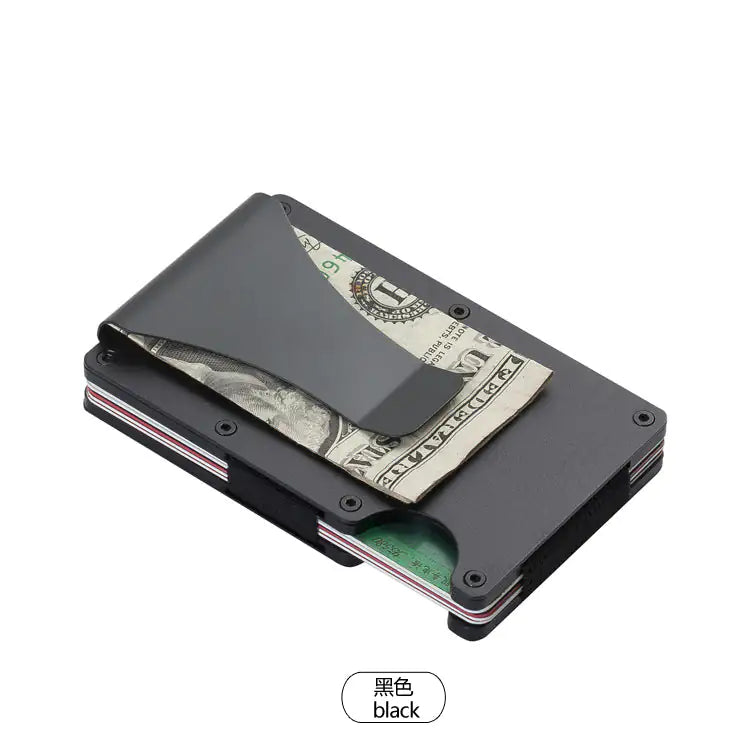 Slim Wallet with Money Clip - Athena: Buy with Wisdom