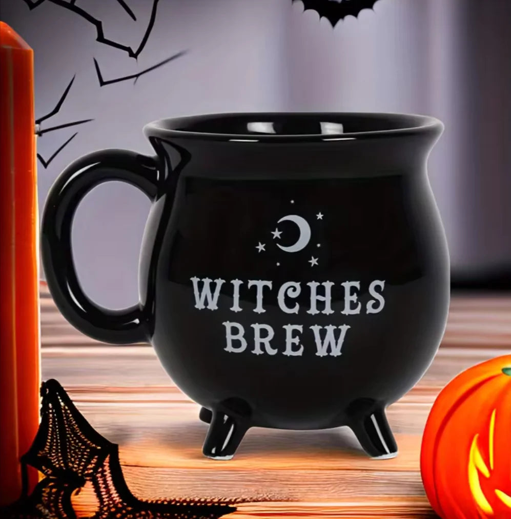 Spooky Sips: Enchanting Ceramic Witch Coffee Mug for Halloween Joy - Athena: Buy with Wisdom