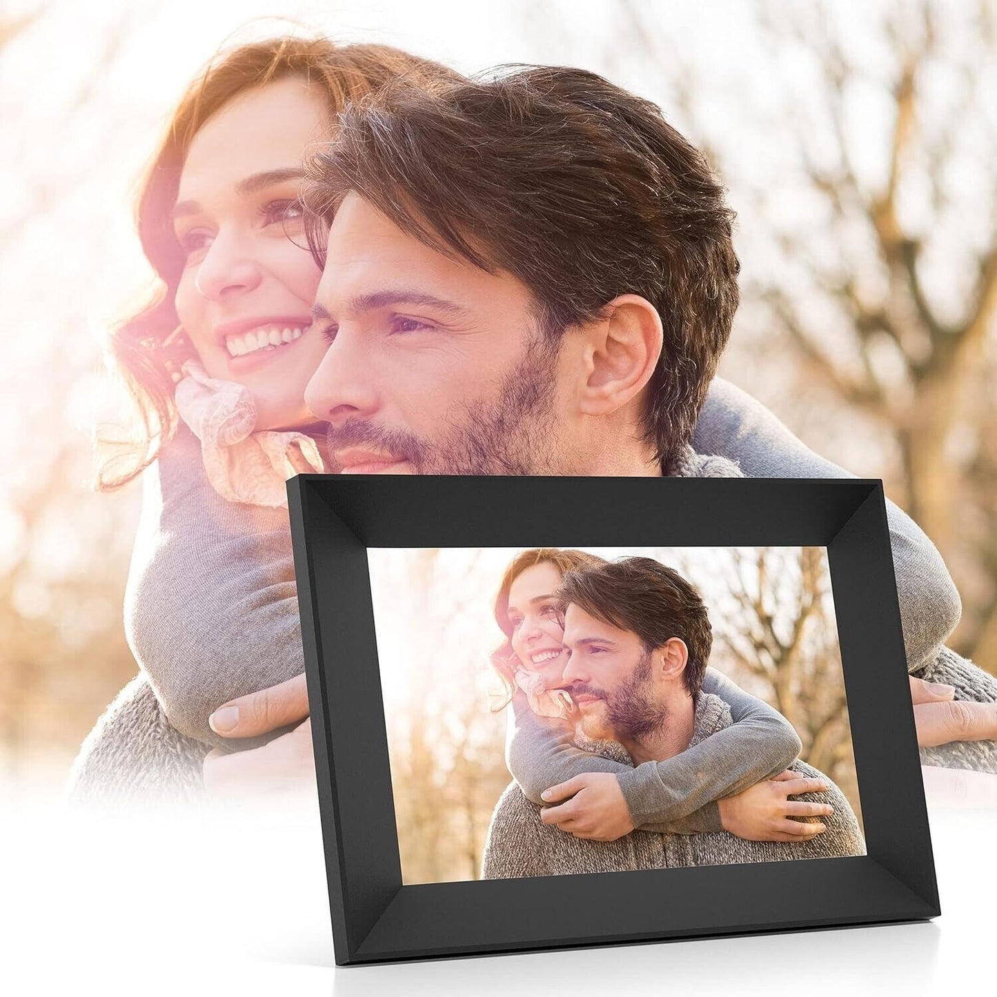 8" Inch Wifi Digital Photo Picture Frame Touch Screen Smart Auto-Rotate 16GB