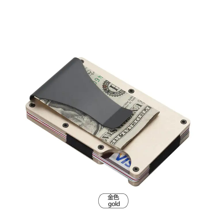 Slim Wallet with Money Clip - Athena: Buy with Wisdom