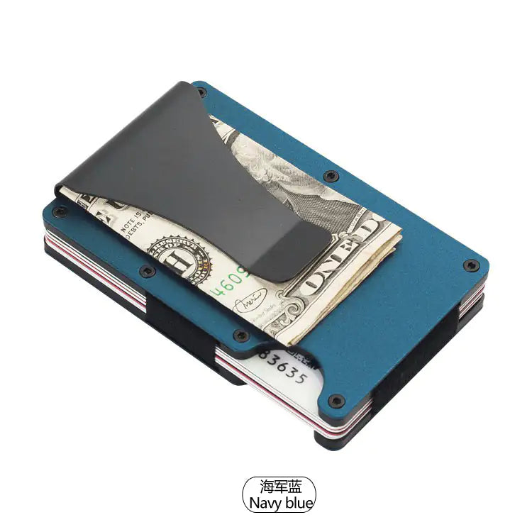 Slim Wallet with Money Clip - Athena: Buy with Wisdom