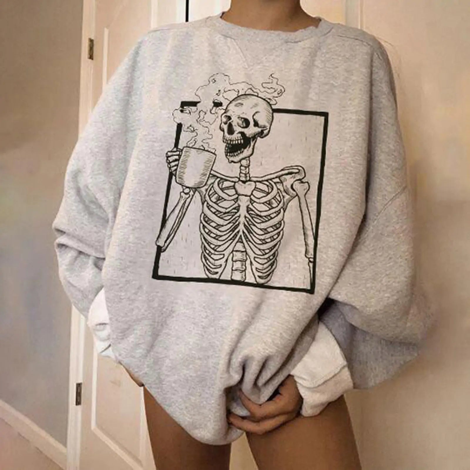 Halloween Print Sweatshirt - Athena: Buy with Wisdom