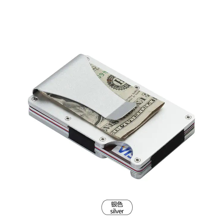 Slim Wallet with Money Clip - Athena: Buy with Wisdom