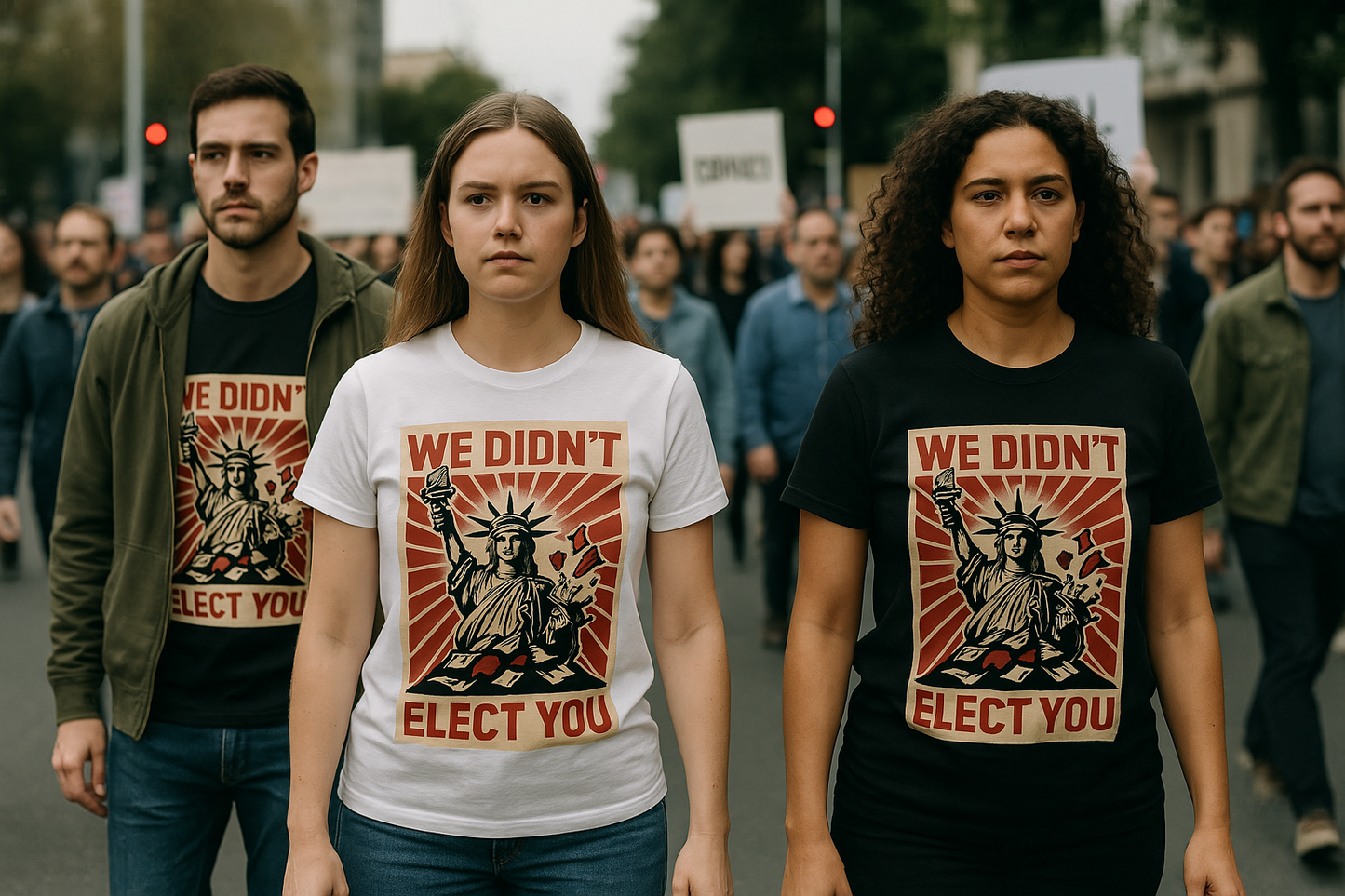 🔥 We Didn't Elect You – Unisex Political Protest T-Shirt | Anti-Establishment Graphic Tee Product vendor