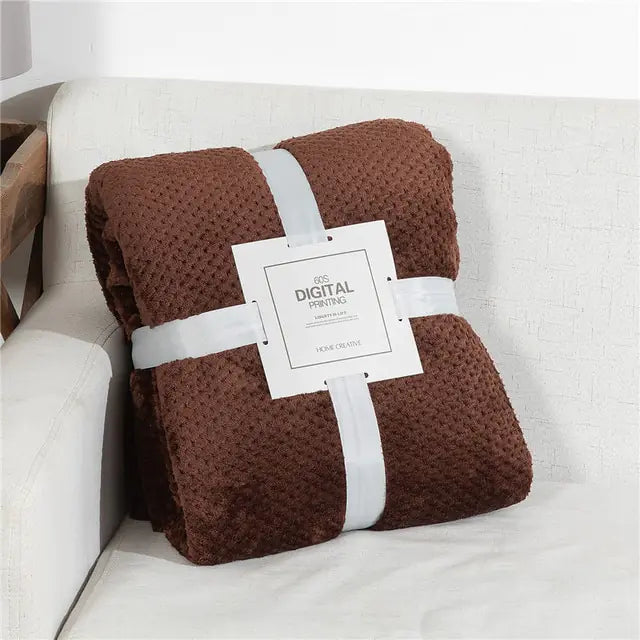 Fluffy Plaid Bed Blankets - Athena: Buy with Wisdom