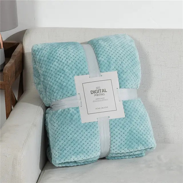 Fluffy Plaid Bed Blankets - Athena: Buy with Wisdom