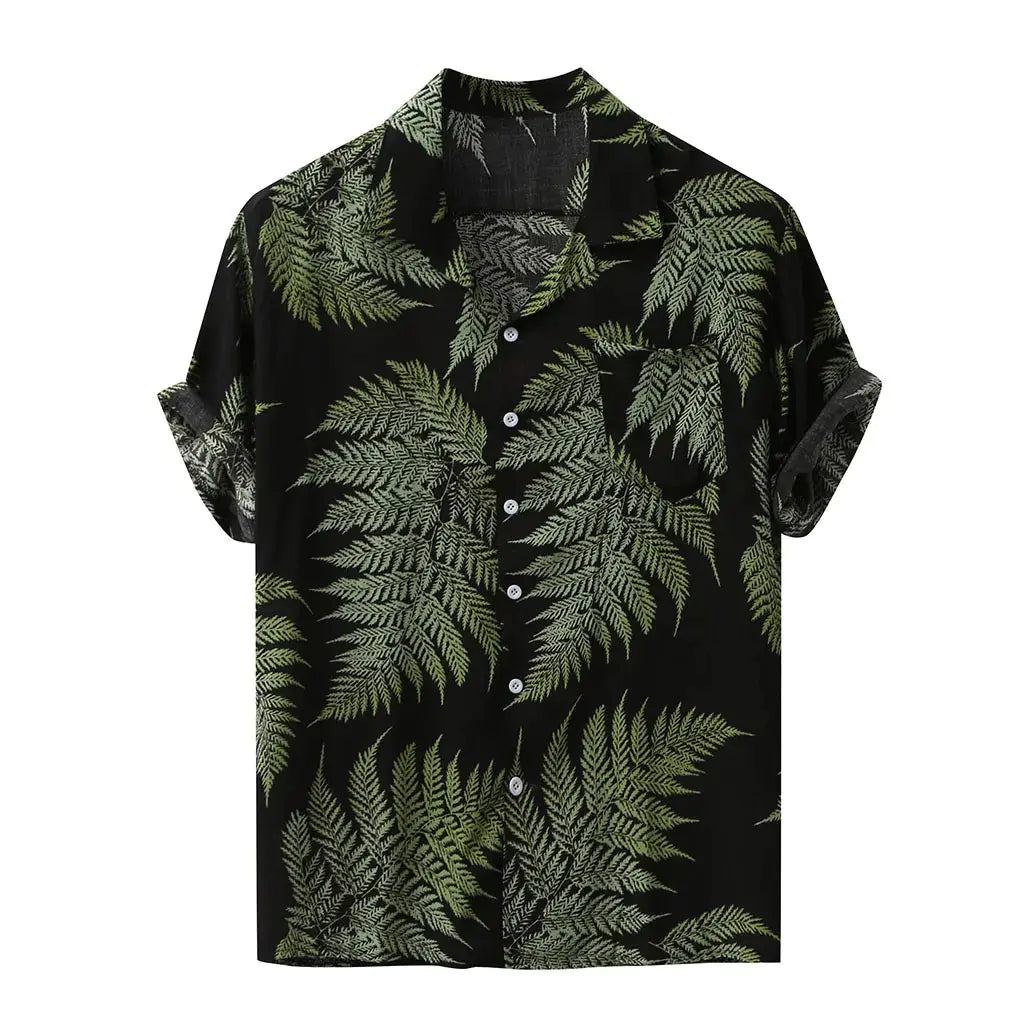 Tropical Breeze Hawaiian Men's Casual Shirt - Athena: Buy with Wisdom