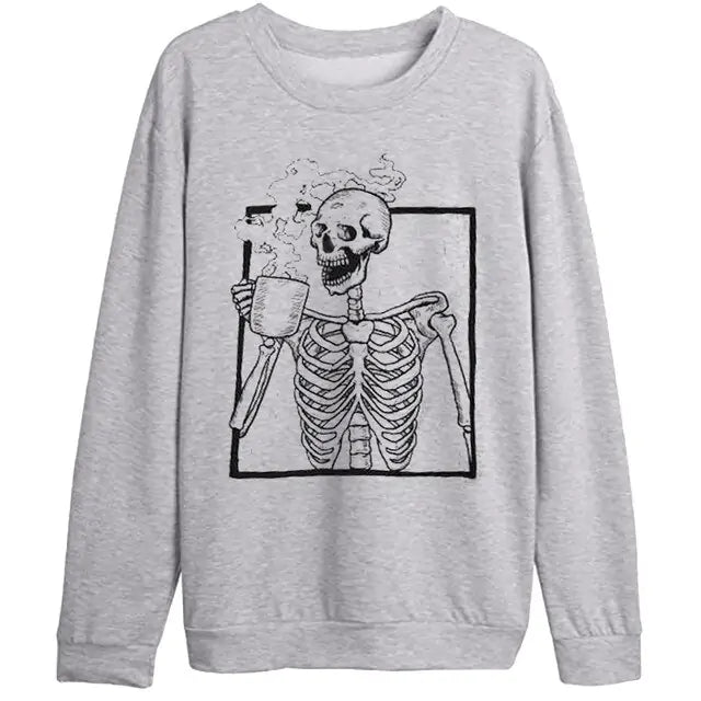 Halloween Print Sweatshirt - Athena: Buy with Wisdom