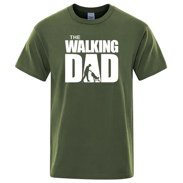 "The Walking Dad" Funny T-Shirt Men Casual - Perfect Father's Day Gift - Athena: Buy with Wisdom