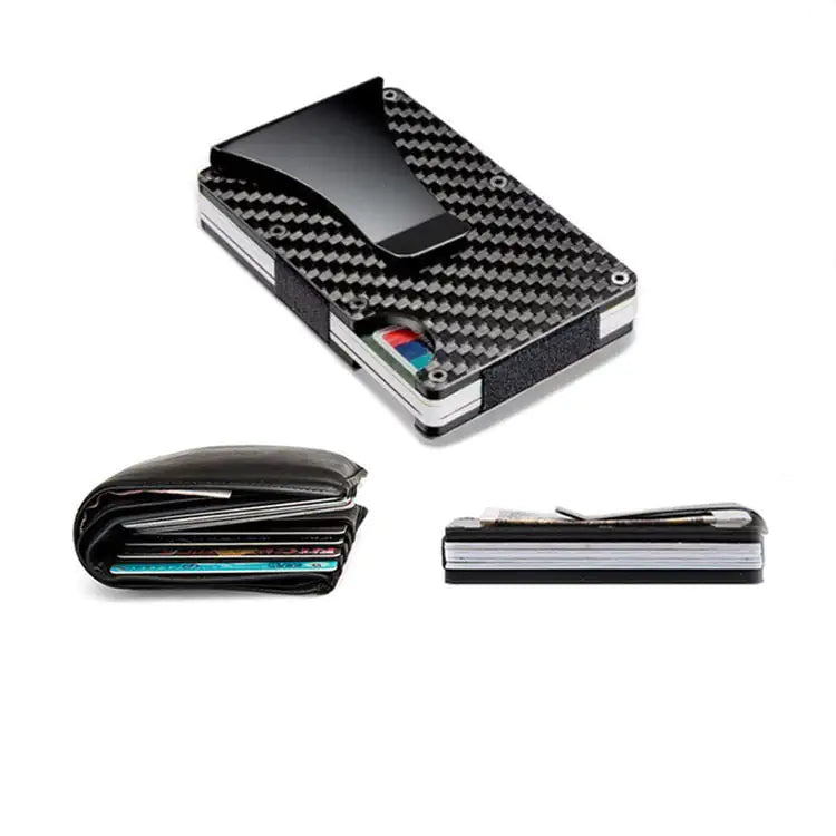 Slim Wallet with Money Clip - Athena: Buy with Wisdom