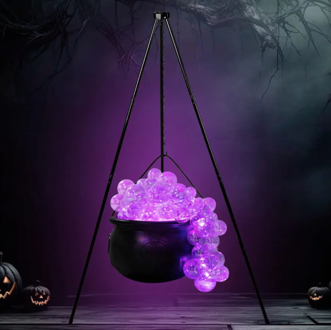 Bubble Cauldron Halloween Decoration Set for Indoor Use - Athena: Buy with Wisdom