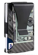 Slim Wallet with Money Clip - Athena: Buy with Wisdom