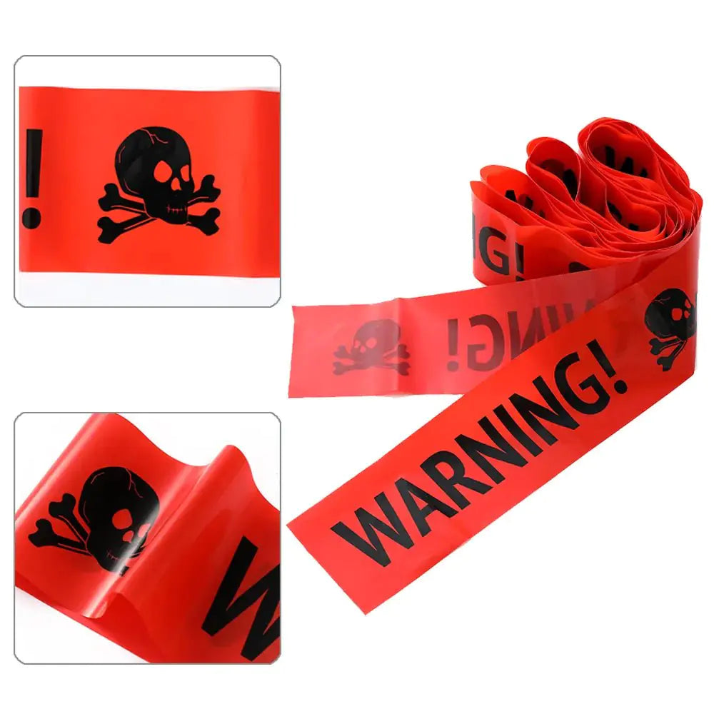 Halloween Warning Caution Tape - Warning Line Halloween Decoration - Athena: Buy with Wisdom