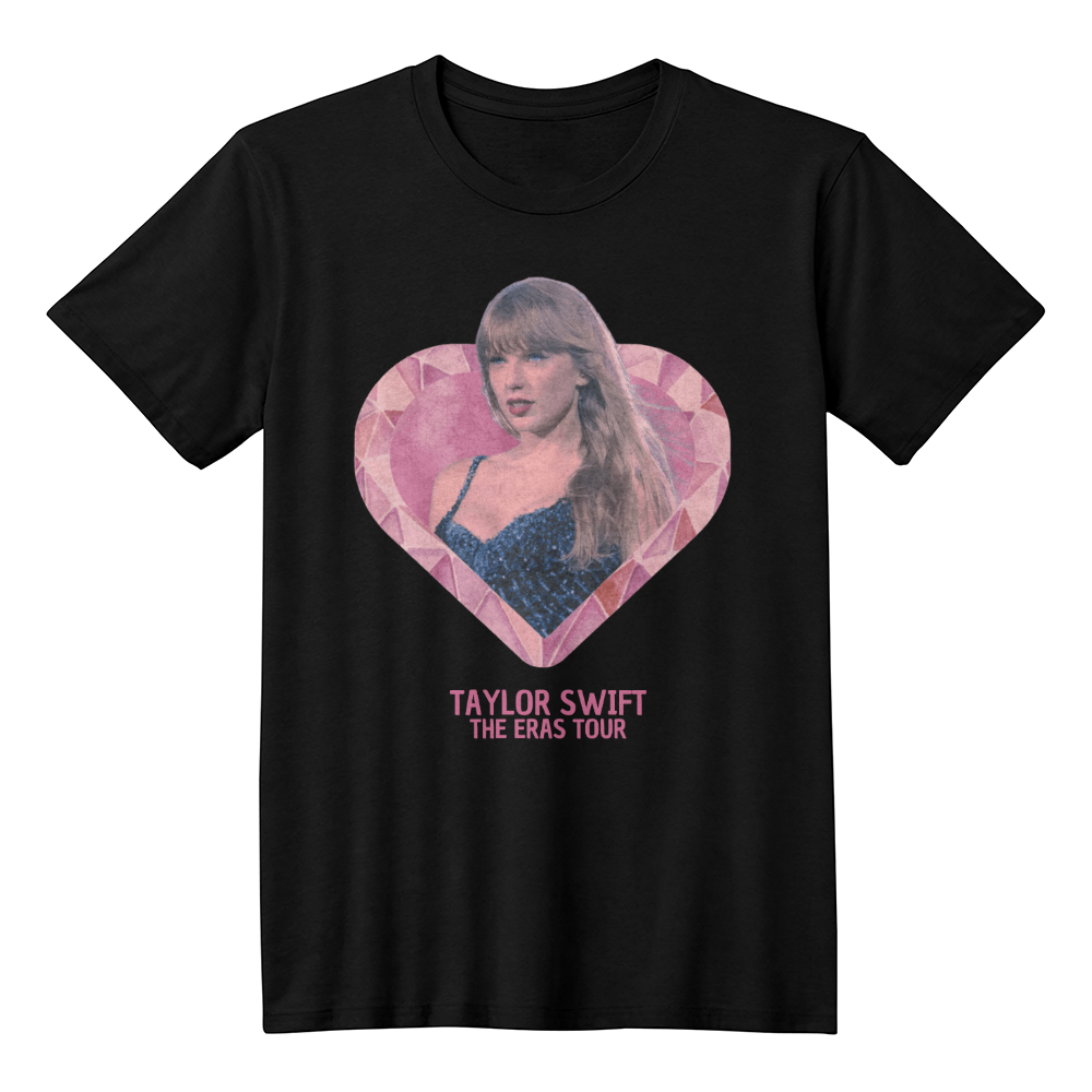 Taylor Swift "The Eras Tour" T-Shirt – Black Limited Edition Cotton Tee | Unisex