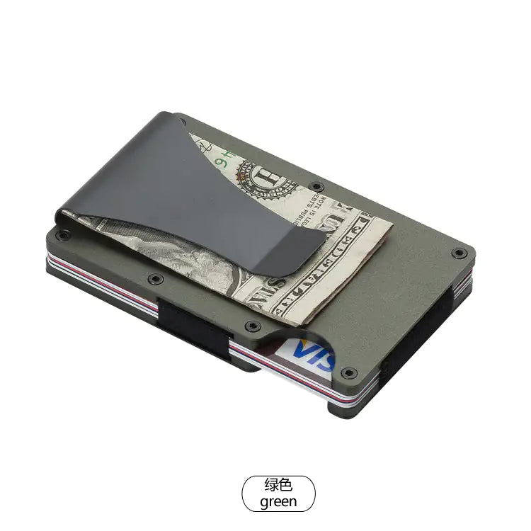 Slim Wallet with Money Clip - Athena: Buy with Wisdom