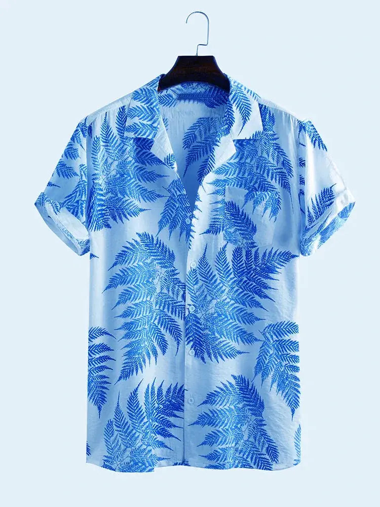 Tropical Breeze Hawaiian Men's Casual Shirt - Athena: Buy with Wisdom