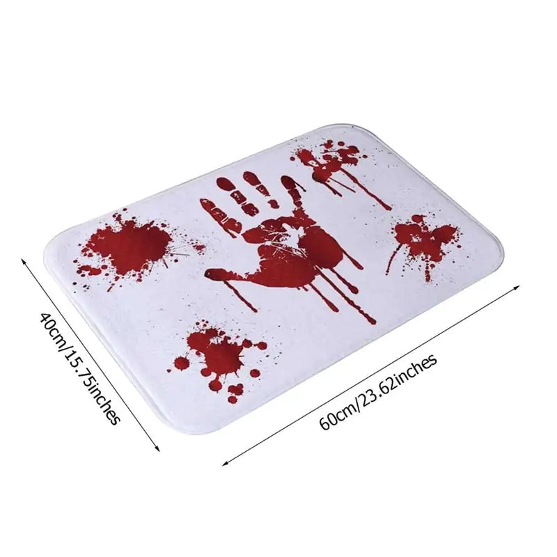 Halloween Bloody Door Mat - Athena: Buy with Wisdom