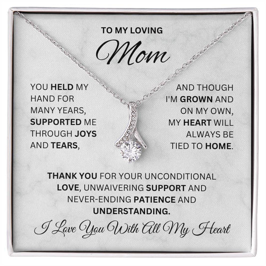 To My Loving Mom | Alluring Beauty necklace - Athena: Buy with Wisdom