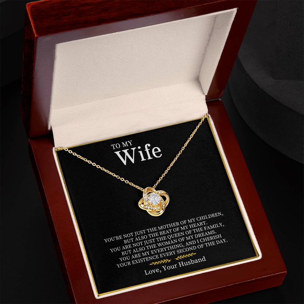 To My Wife | Love Knot Necklace - Athena: Buy with Wisdom