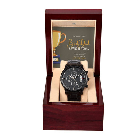 Elegance in Black: The Ultimate Chronograph for Father's Day - Athena: Buy with Wisdom