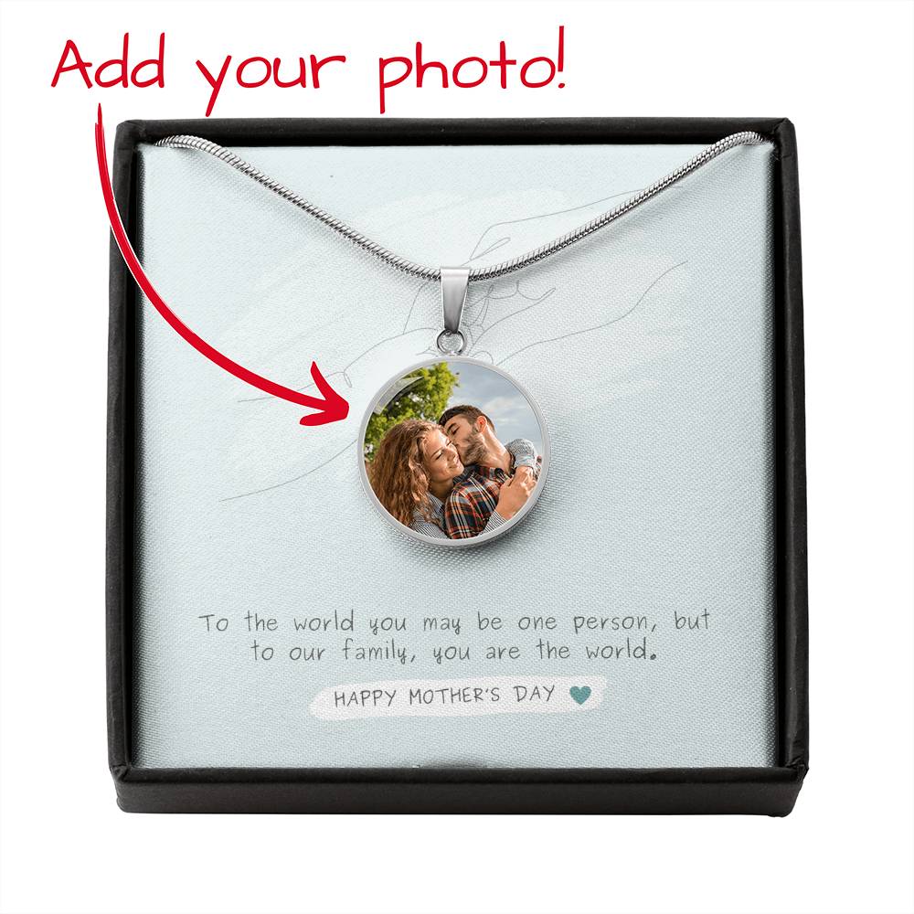 Luxury Picture Pendant with Necklace for Son to Mom - Athena: Buy with Wisdom