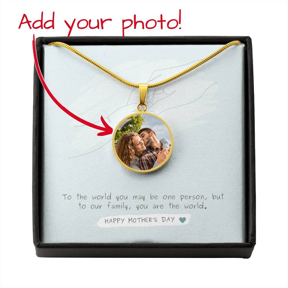 Luxury Picture Pendant with Necklace for Son to Mom - Athena: Buy with Wisdom