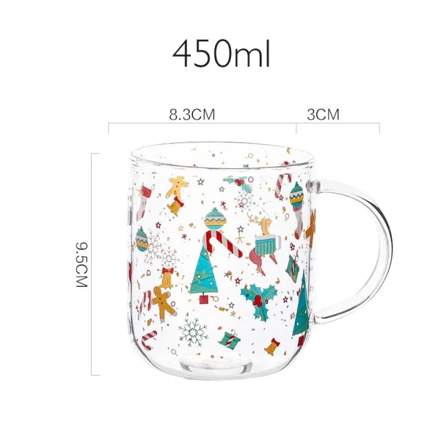 Christmas Glass Mug