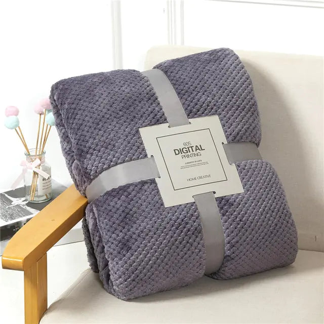 Fluffy Plaid Bed Blankets - Athena: Buy with Wisdom