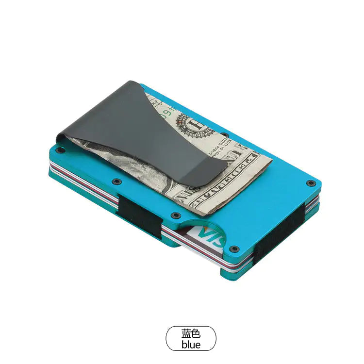 Slim Wallet with Money Clip - Athena: Buy with Wisdom