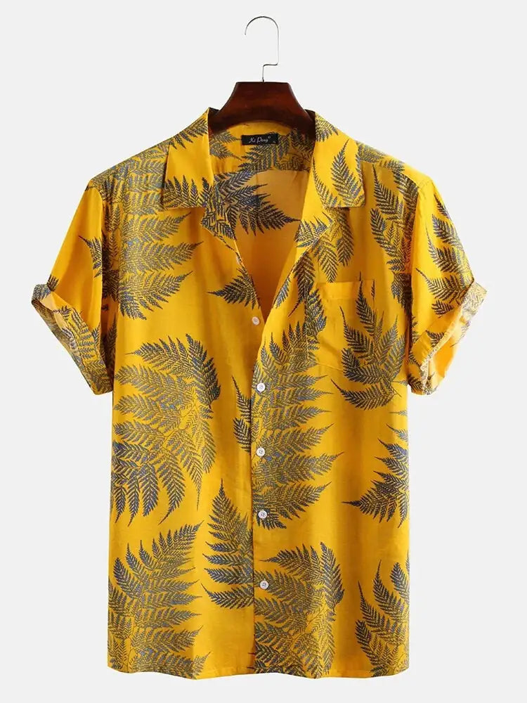 Tropical Breeze Hawaiian Men's Casual Shirt - Athena: Buy with Wisdom