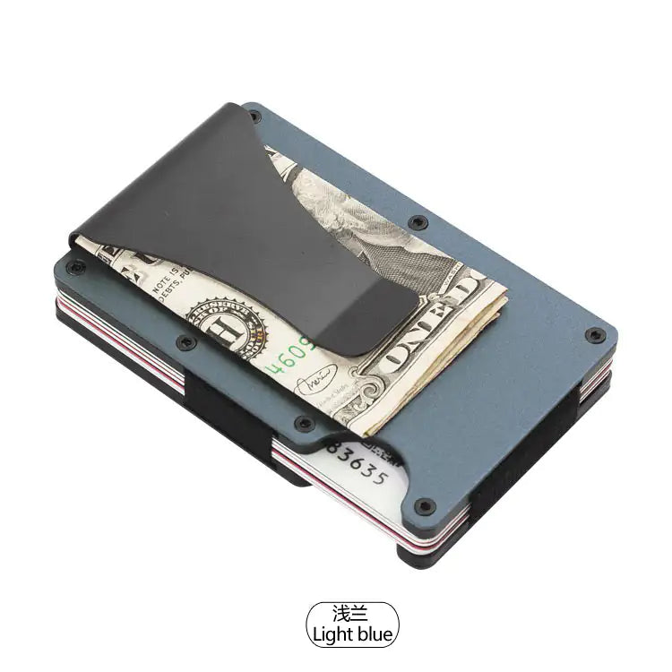 Slim Wallet with Money Clip - Athena: Buy with Wisdom