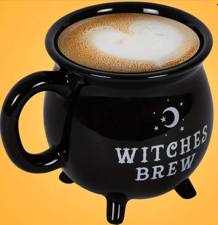 Spooky Sips: Enchanting Ceramic Witch Coffee Mug for Halloween Joy - Athena: Buy with Wisdom