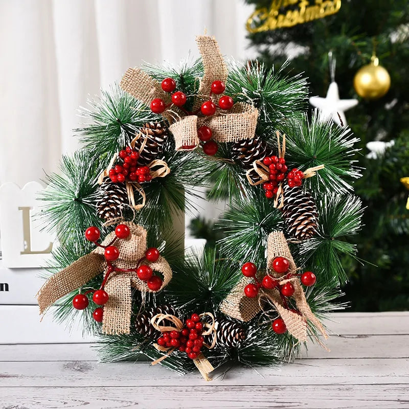 Christmas Wreath Door Garlands Ornaments