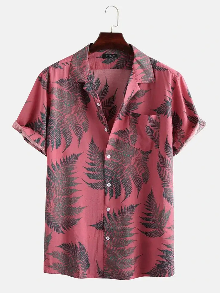 Tropical Breeze Hawaiian Men's Casual Shirt - Athena: Buy with Wisdom