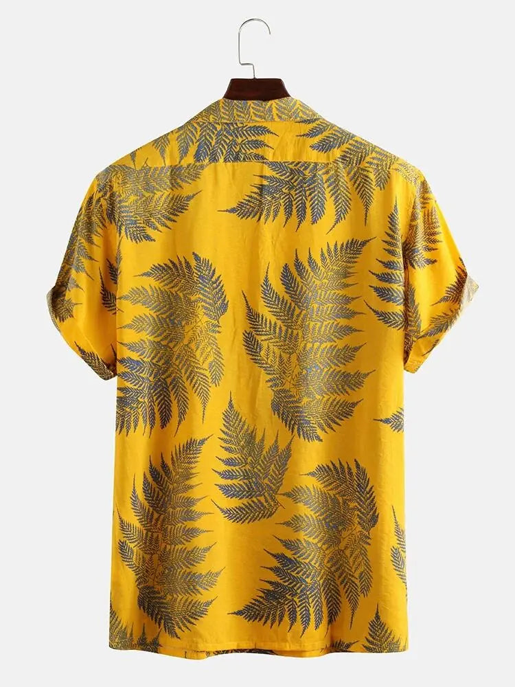 Tropical Breeze Hawaiian Men's Casual Shirt - Athena: Buy with Wisdom