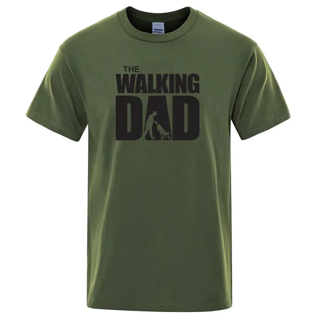 "The Walking Dad" Funny T-Shirt Men Casual - Perfect Father's Day Gift - Athena: Buy with Wisdom