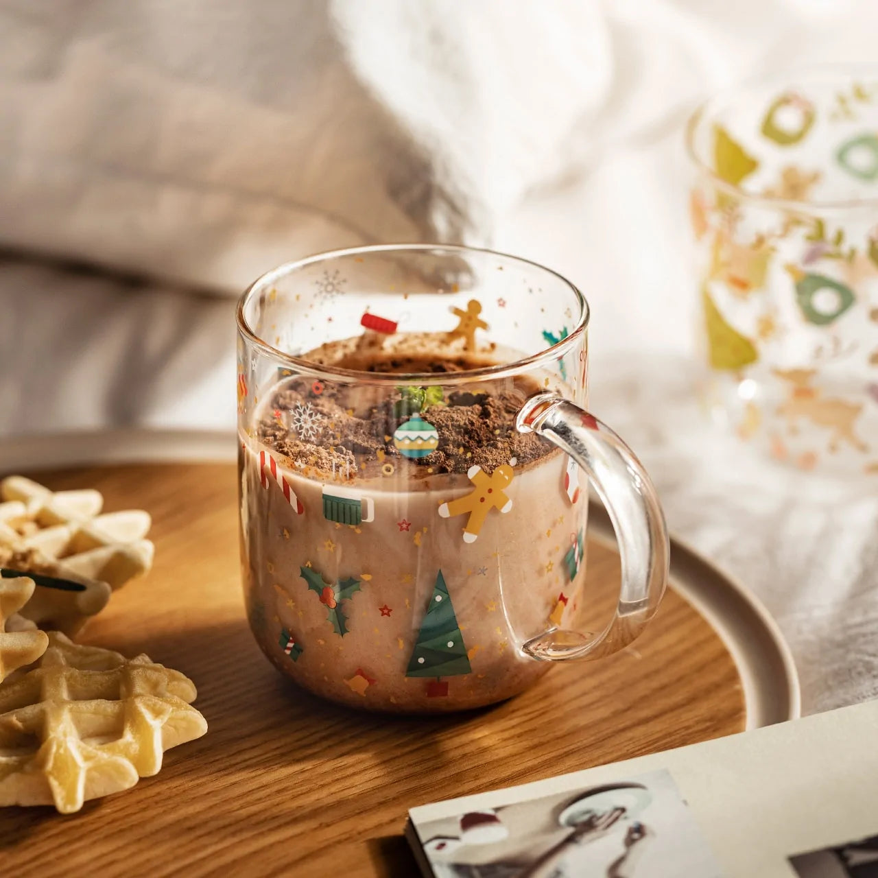 Christmas Glass Mug