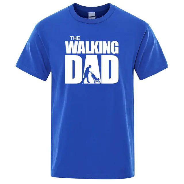 "The Walking Dad" Funny T-Shirt Men Casual - Perfect Father's Day Gift - Athena: Buy with Wisdom