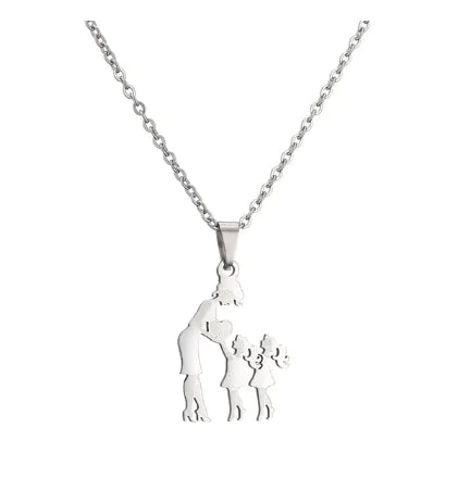 Stainless Steel Mother Appreciation Family Necklace | Perfect Mother's Day Gift - Athena: Buy with Wisdom