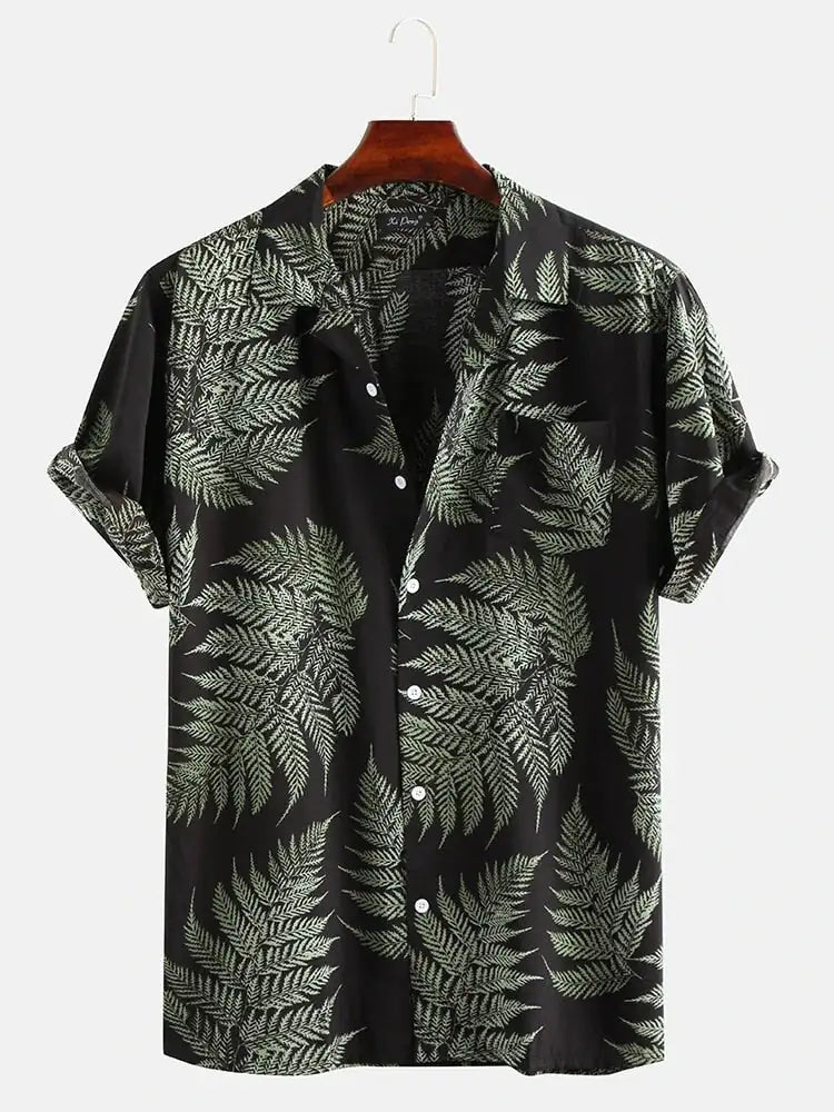 Tropical Breeze Hawaiian Men's Casual Shirt - Athena: Buy with Wisdom