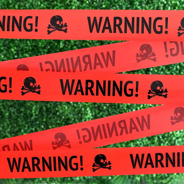 Halloween Warning Caution Tape - Warning Line Halloween Decoration - Athena: Buy with Wisdom