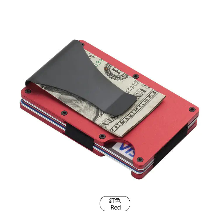 Slim Wallet with Money Clip - Athena: Buy with Wisdom