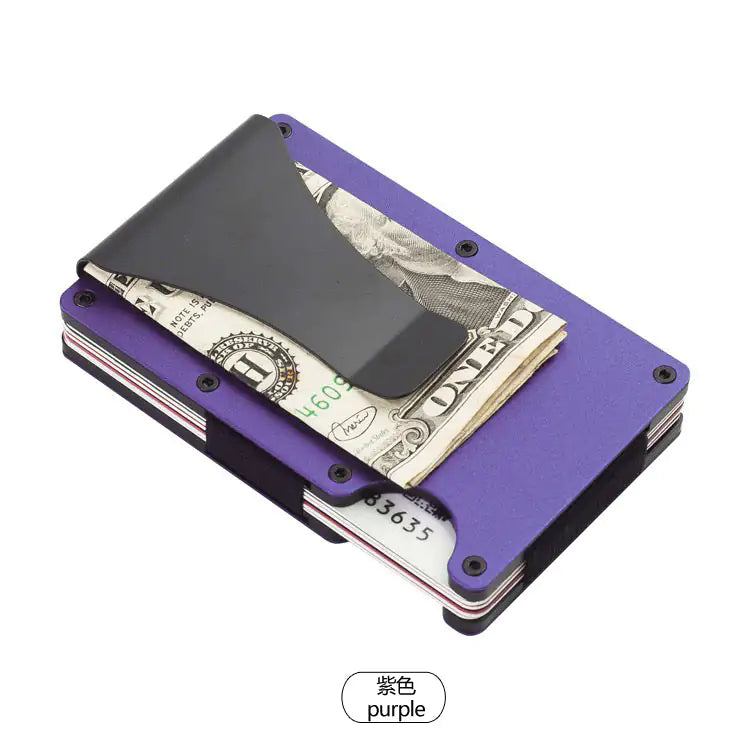 Slim Wallet with Money Clip - Athena: Buy with Wisdom