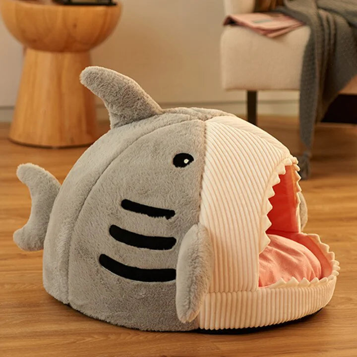 Ultimate Comfort Shark Pet Bed – Perfect Sleep Haven for Cats & Dogs - Athena: Buy with Wisdom