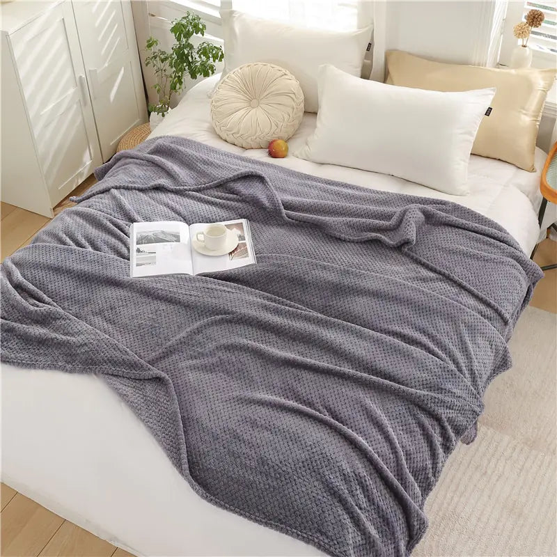 Fluffy Plaid Bed Blankets - Athena: Buy with Wisdom