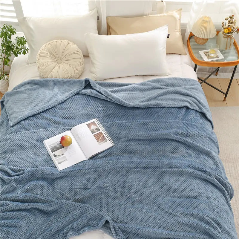 Fluffy Plaid Bed Blankets - Athena: Buy with Wisdom